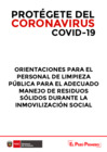 Vista preliminar de documento Orientaciones para personal de limpieza pública.