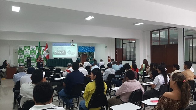 DRTPE Piura realizó la capacitación sobre "Funciones del Comité de Seguridad y Salud en el Trabajo", dirigida a los trabajadores de la Dirección Regional de Agricultura.
