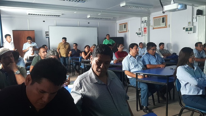 DRTPE Piura a través del Consejo Regional de Seguridad y Salud en el Trabajo de Piura - CORSSATP realizó la Capacitación sobre el tema: "Brigada de Primeros auxilios"