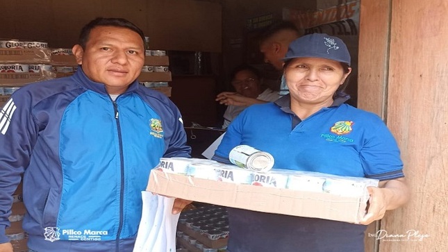 Entrega de leche 