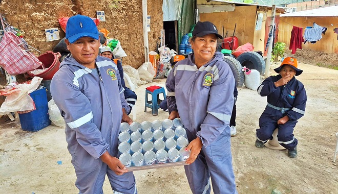 Entrega de leche