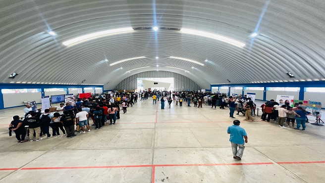 DRTPE Piura a través del Centro de Empleo participaron en la Feria Informativa y de Orientación Vocacional 2024 para el programa Nacional de Becas y Crédito Educativo - PRONABEC.