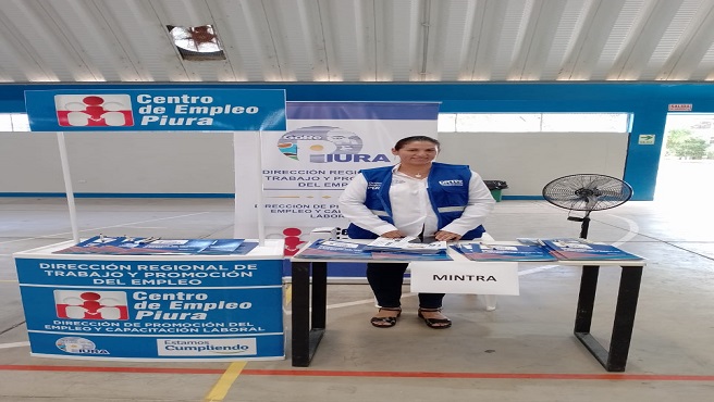 DRTPE Piura a través del Centro de Empleo participaron en la Feria Informativa y de Orientación Vocacional 2024 para el programa Nacional de Becas y Crédito Educativo - PRONABEC.