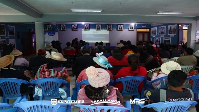 Población Sapallanguina participa del Presupuesto Participativo 2025