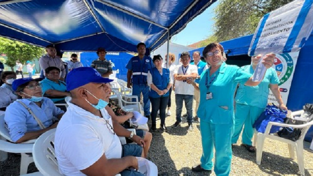 Alerta FEN: Presidenta de EsSalud llegó a Lambayeque para supervisar acciones preventivas frente a Fenómeno El Niño