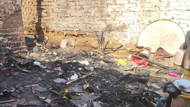 Vivienda en palpa sufre lamentable incendio