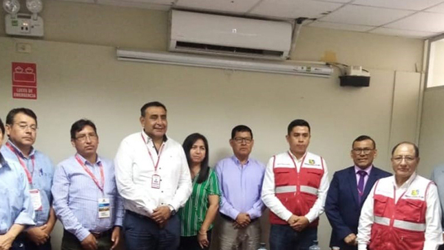 Alcalde de Aucallama sostiene nueva ronda de trabajo en el GORE sobre puente Caqui.