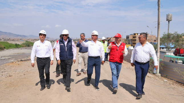 Ministro Pérez Reyes supervisó zonas donde se implementarán accesos hacia el nuevo aeropuerto Jorge Chávez