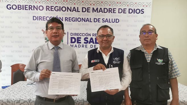 Minsa y GORE Madre de Dios suscriben acuerdos para fortalecer los servicios de salud en la región