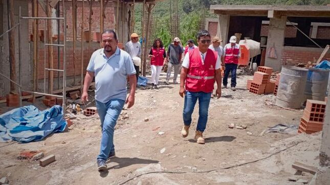 Avanza en un 80% construcción de colegio inicial en distrito de Colonia - Yauyos