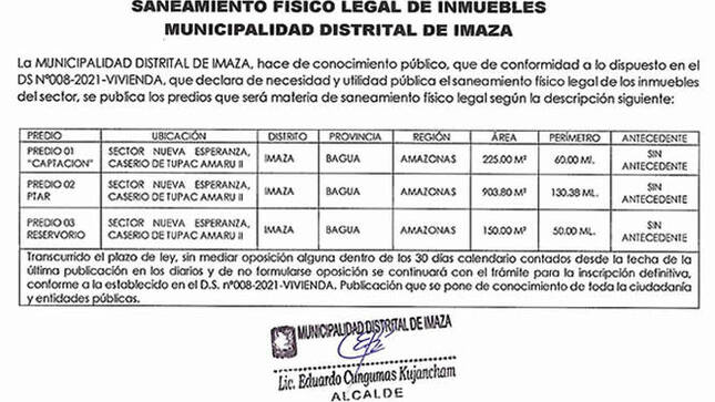 comunicado