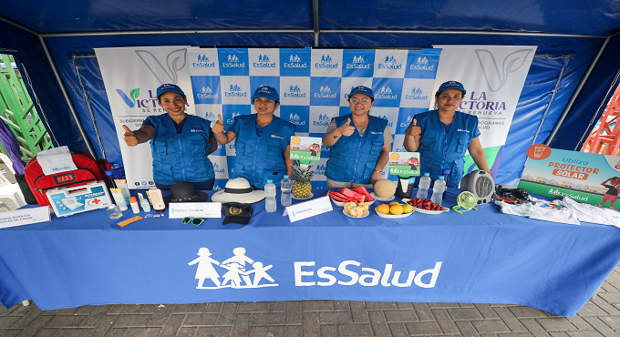 EsSalud lanzó el “Escuadrón femenino contra el golpe de calor” como medida preventiva ante el incremento de temperatura