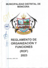 Vista preliminar de documento REGLAMENTO DE ORGANIZACION Y FUNCIONES-comprimido