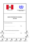 Vista preliminar de documento Marco Programatico Nacional 2024-2029