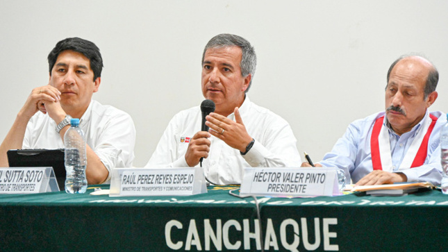 MTC suscribió contrato para elaborar estudio definitivo de la carretera Canchaque – Huancabamba en Piura