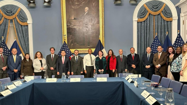 Consulado General del Perú en Nueva York participa en primera reunión de la Coalición de Cónsules Latinoamericanos