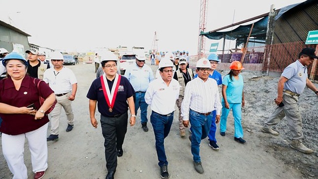 Áncash Minsa reinició trabajo de obras del Hospital El Progreso de Chimbote