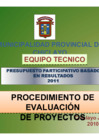 Vista preliminar de documento  CUARTA EXPOSICION : EQUIPO TECNICO PROCEDIMIENTO DE EVALUACION DE PROYECTOS 