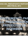 Vista preliminar de documento Expo Proyectos Priorizados PP 2013