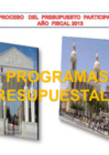 Vista preliminar de documento Programas Presupuestales PP 2013