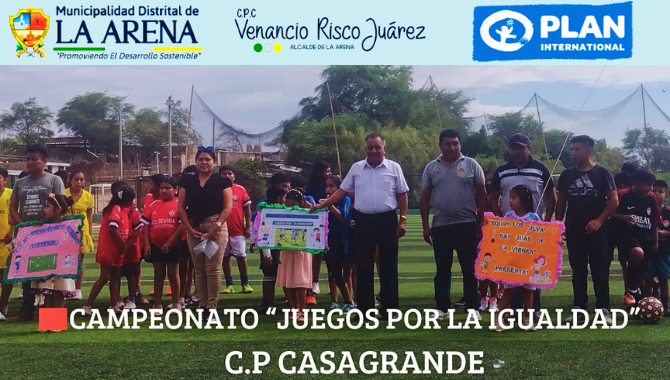 Campeonato "Juegos por la Igualdad" en C.P Casagrande 2024