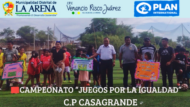 Campeonato "Juegos por la Igualdad" en C.P Casagrande 2024