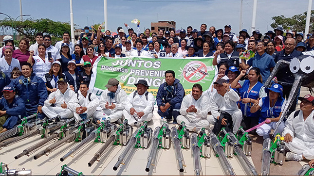 GERESA - Lambayeque realizó lanzamiento del “Plan Integral Regional de Lucha Contra el Dengue” en Pueblo Nuevo – Ferreñafe
