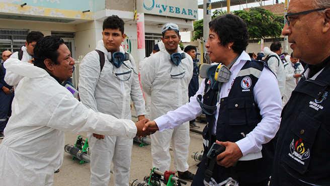 GERESA - Lambayeque realizó lanzamiento del “Plan Integral Regional de Lucha Contra el Dengue” en Pueblo Nuevo – Ferreñafe
