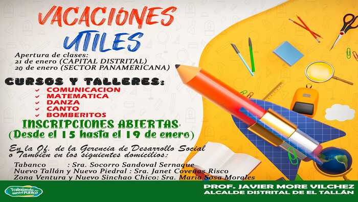 Vacaciones útiles 2024