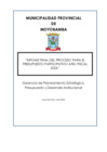 Vista preliminar de documento INFORME DEL PRESPUESTO PARTICIPATIVO Y ANEXOS