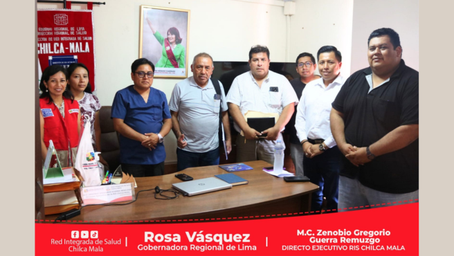 Titular de la RIS Chilca Mala sostiene reunión con la municipalidad distrital de San Joaquín