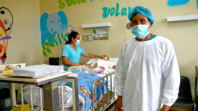 Niños de 8 años provenientes de Satipo y Piura se recuperan en el INSN tras sufrir graves quemaduras