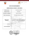 Vista preliminar de documento Aviso de sinceramiento 