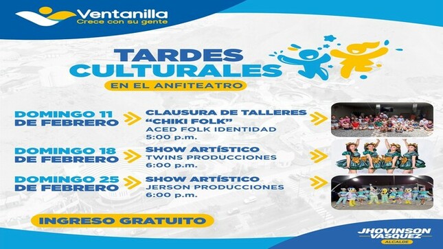 Disfruta de las "Tardes culturales" con artistas locales en el anfiteatro del Parque Integrador La Cabaña de Ciudad Satélite. ¡Entrada gratuita todos los domingos! ¡Te esperamos para momentos llenos de alegría y diversión!