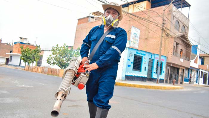 Listos para la fumigación 