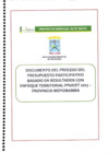 Vista preliminar de documento Resumen General Presupuesto Participativo 2013