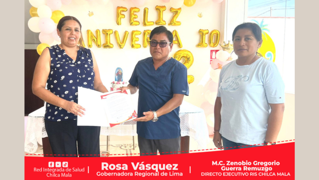 Centro de Salud de Capilla de Asia conmemora su 42⁰ Aniversario de fundación y atención al público.