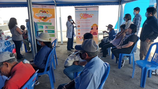 EsSalud realizó diversas campañas médicas en el marco del 24 aniversario del Hospital Base II Moquegua