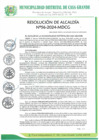 Vista preliminar de documento Resolución de Alcaldía 056-2024