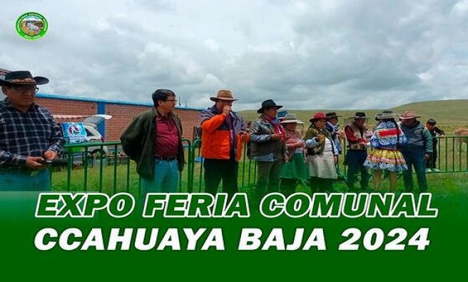 Expo feria Comunal Ccahuaya Baja