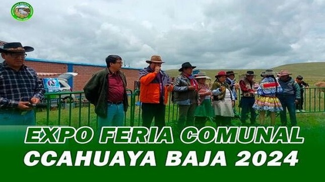 Expo feria Comunal Ccahuaya Baja