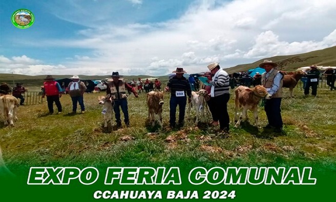 Expo feria Comunal Ccahuaya Baja