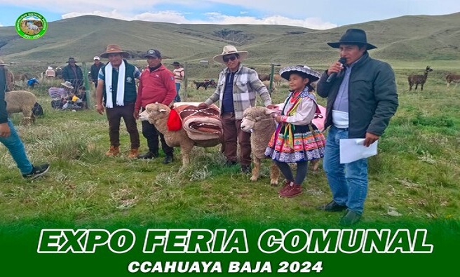 Expo feria Comunal Ccahuaya Baja