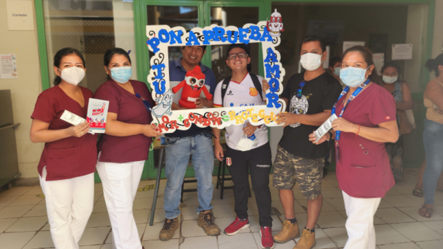 La actividad estuvo dirigida a los usuarios del nosocomio, así como también al personal que labora en el hospital