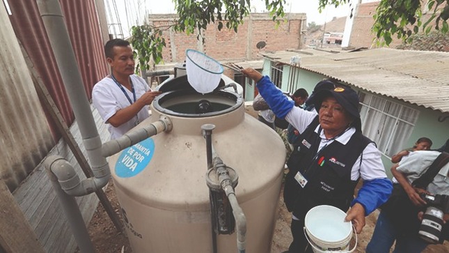 Más de 9200 viviendas de Comas fueron intervenidas para evitar la reproducción del zancudo que transmite el dengue