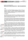 Vista preliminar de documento Resolución Directoral Ejecutiva