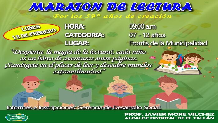INCENTIVANDO El HÁBITO LECTOR POR NUESTRO 59° ANIVERSARIO