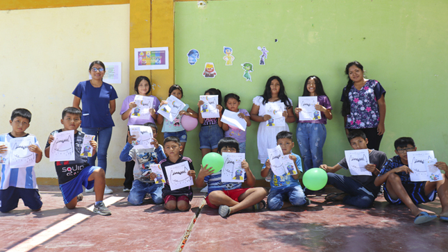 Taller de Psicología en niños de Huacatambo
