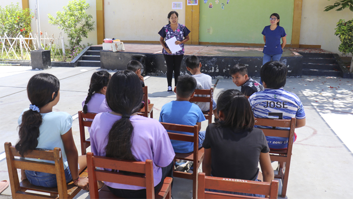 Taller de Psicología en niños de Huacatambo