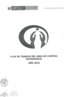 Vista preliminar de documento PLAN DE TRABAJO DEL AREA DE CONTROL PATRIMONIAL - AÑO 2020